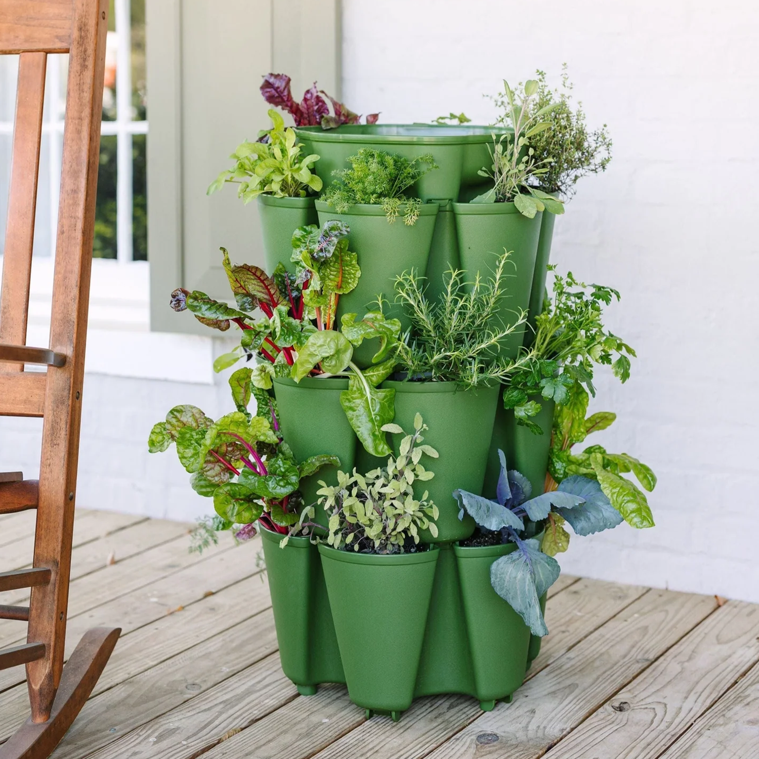 3 Tier GreenStalk Garden Original Vertical Planter - Basic Texture