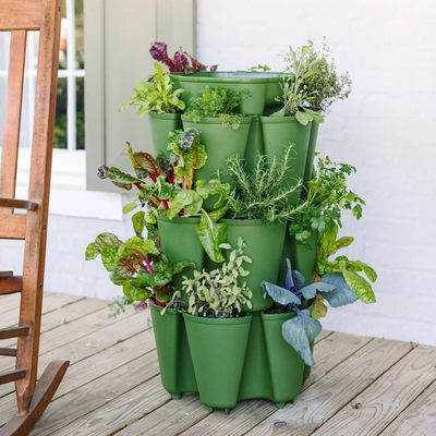 3 Tier GreenStalk Garden Original Vertical Planter from Lazy Leaf