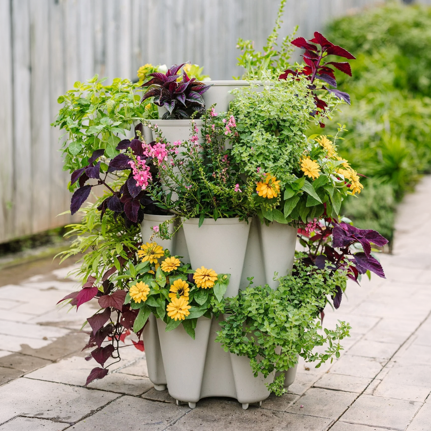 3 Tier GreenStalk Garden Original Vertical Planter - Basic Texture