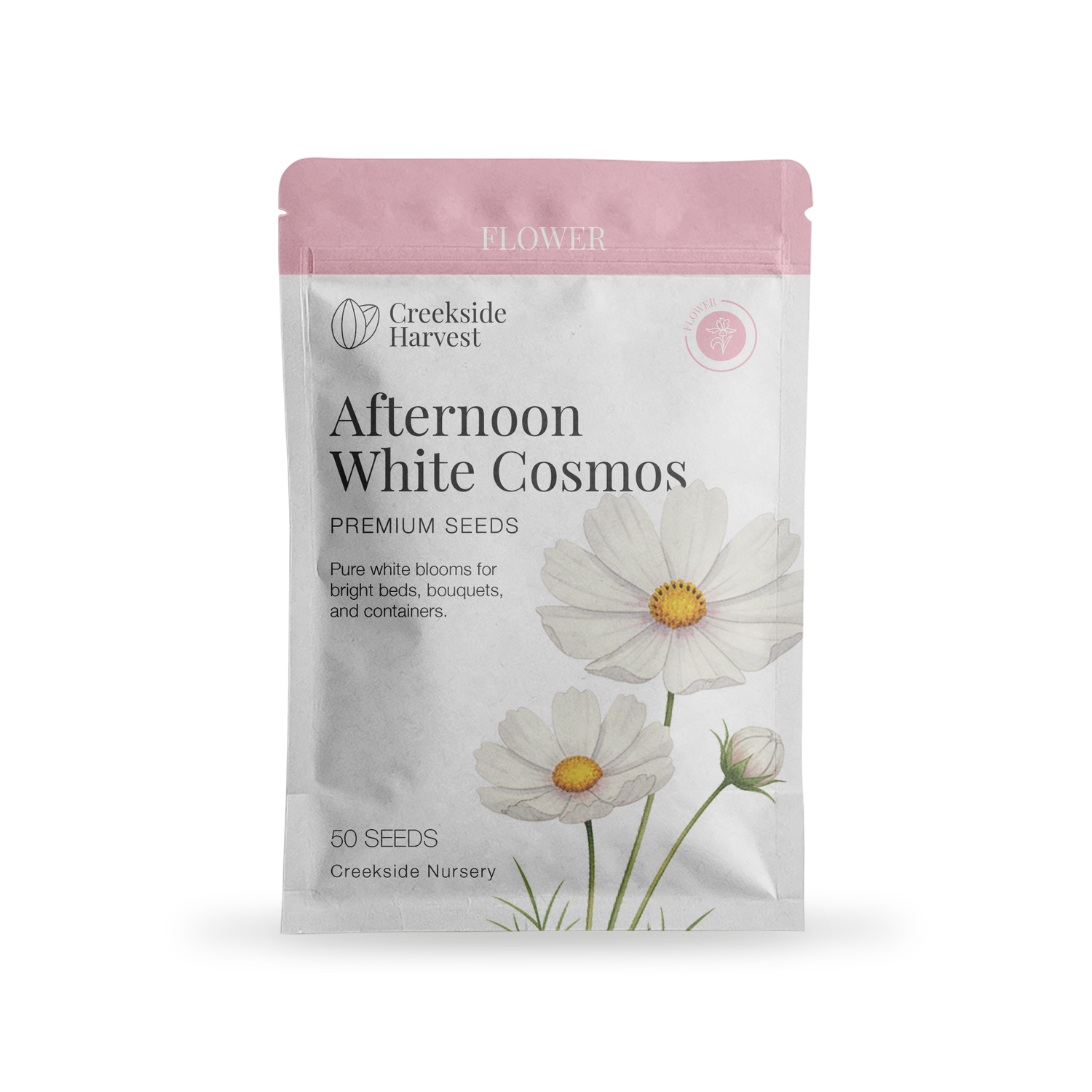 Afternoon White Cosmos Seeds