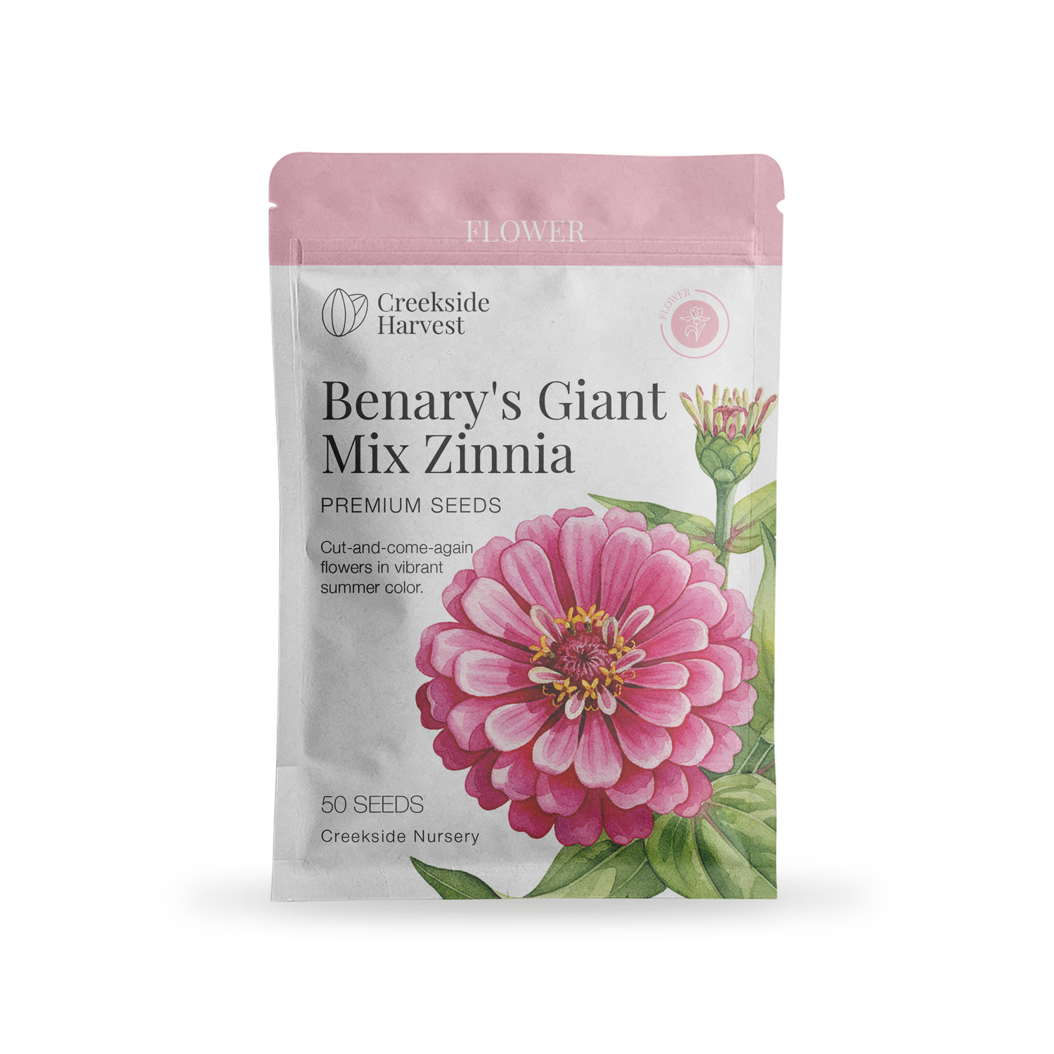 Benary's Giant Mix Zinnia Seeds