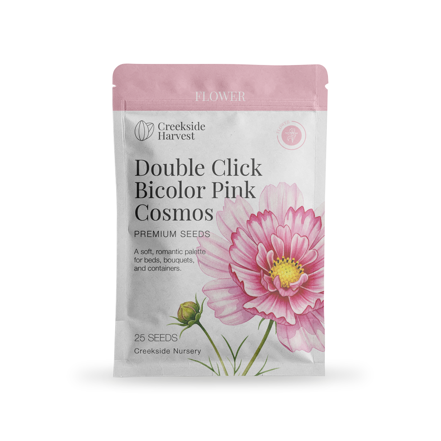 Double Click Bicolor Pink Cosmos Seeds