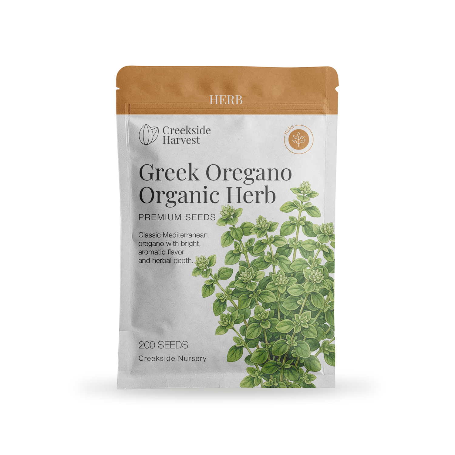 Greek Oregano Organic Herb Seeds