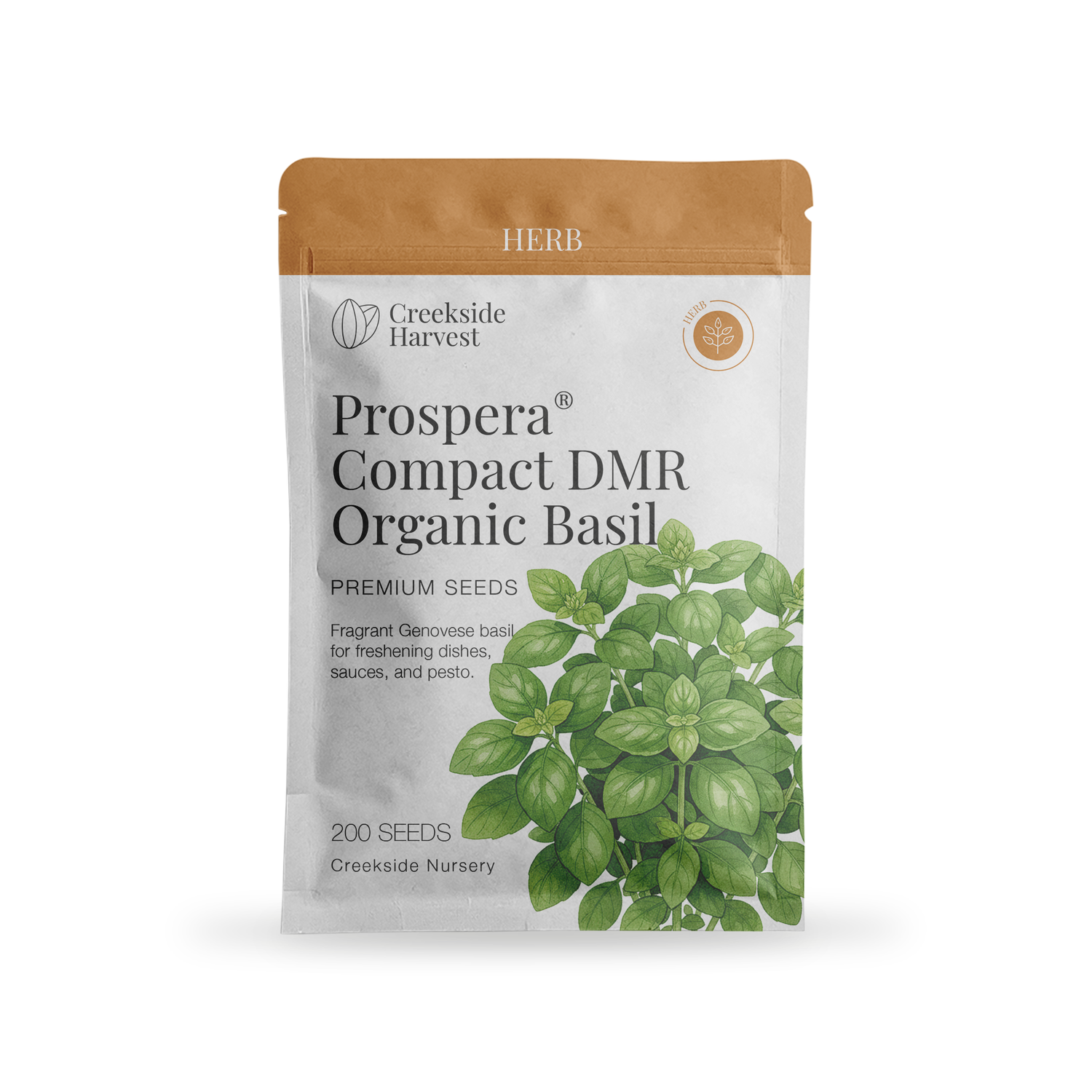 Prospera® Compact DMR Organic Basil Seeds