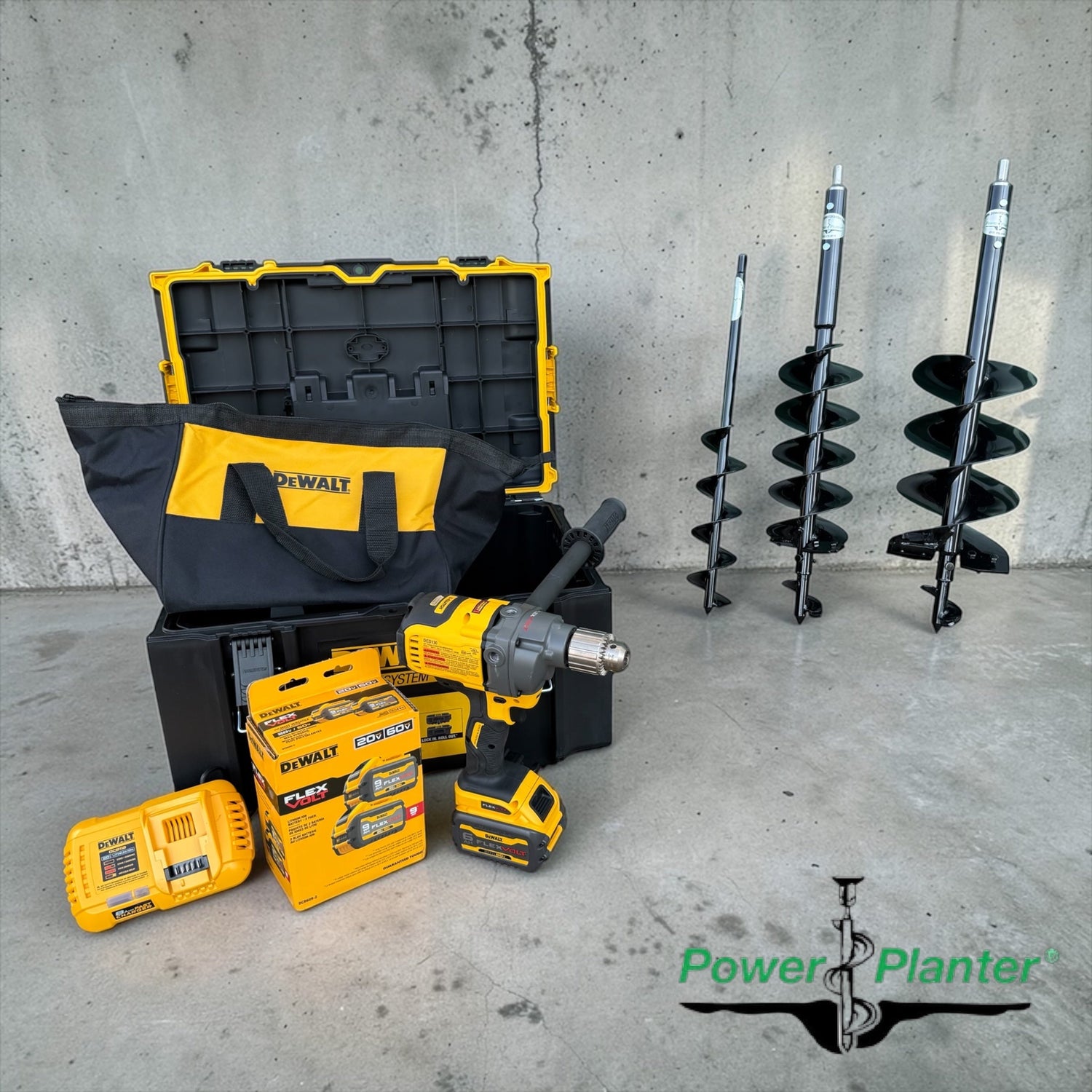 Ultimate Professional Landscape Auger Bundle (Heavy Duty Tips)