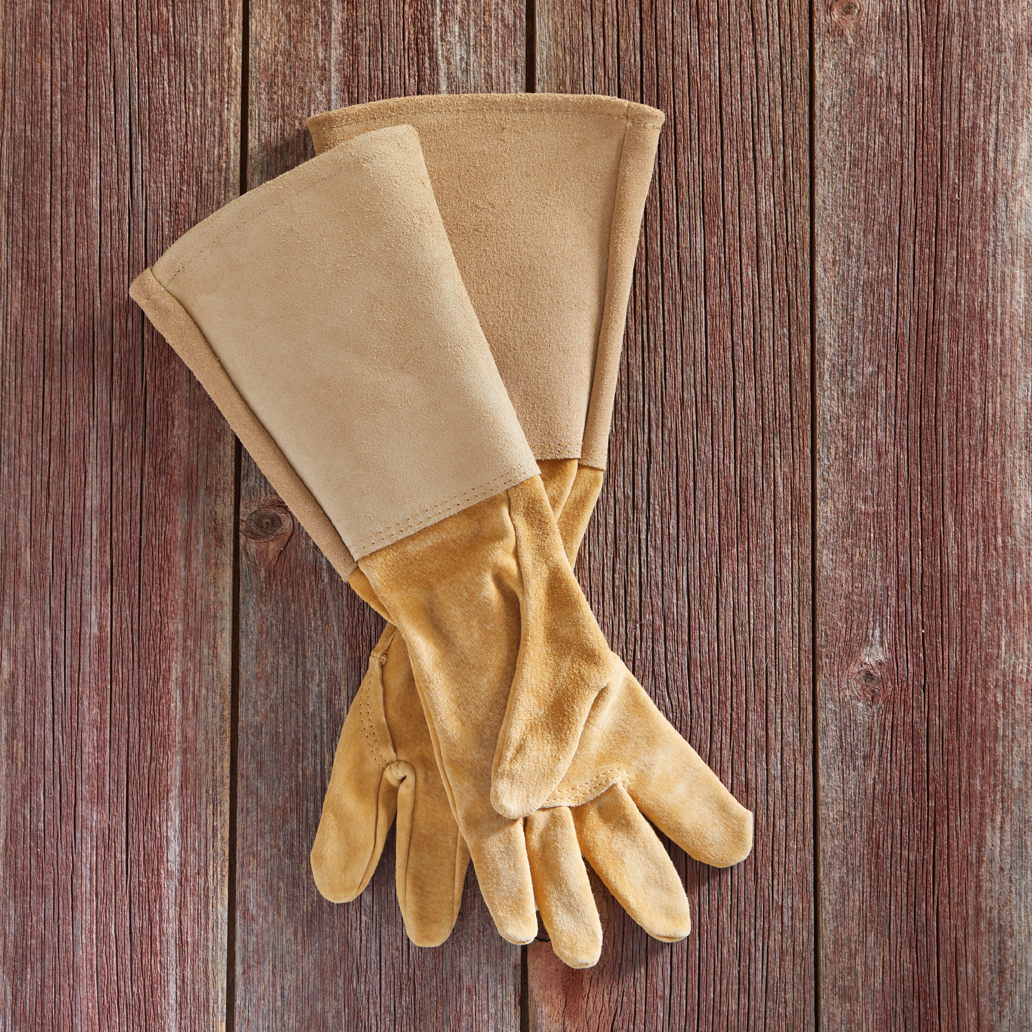 All Leather Gauntlet Glove, Arm Saver