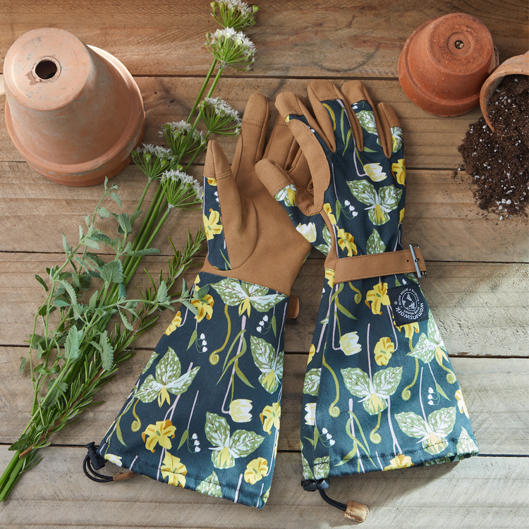 Arm Saver Garden Gloves with extended cuff